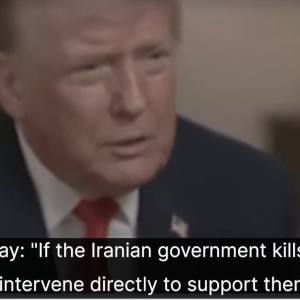 recent riots in Iran | Trump endorses the riots