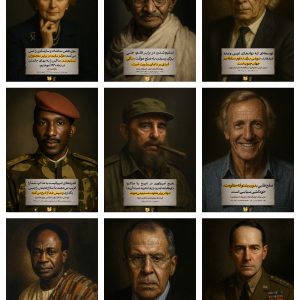 مجموعه پوستر مذمت سازش با دشمن_بخش اول | در نگاه اندیشمندان و مشاهیر بزرگ دنیا