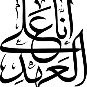 مجموعه حروف نگاری انا علی العهد_هستیم بر آن عهد که بستیم | آیت الله شهید سید علی خامنه ای