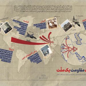 اینفوگرافیک عظمت مقاومت یک ملت | گزیده بیانات رهبر شهید انقلاب