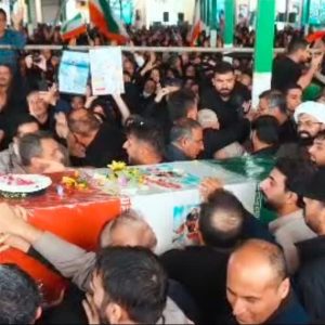 کلیپ تشییع شهید ناو دنا | سعید زارعی در بهبهان