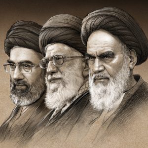 تصویر امام و آقای شهید و رهبر انقلاب (1) | مجموعه فضاسازی بدرقه «آقای شهید ایران»