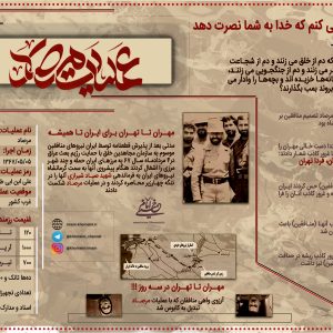اینفوگرافیک عملیات مرصاد | مهران تا تهران برای ایران تا همیشه