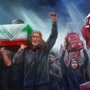 دیوارنگاره  رستاخیز خون | خالق‌اثر: سید رضا احمدی